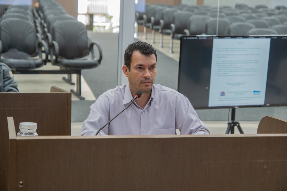 Leandro O Patriota em Reunião de Comissões 