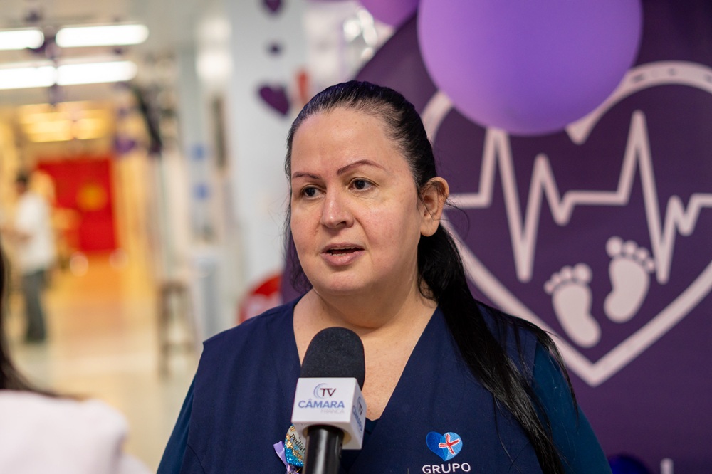 Supervisora da UTI infantil, Silvelaine Batista