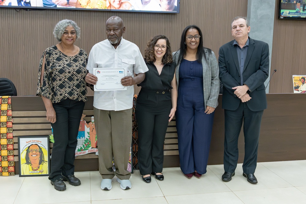 Câmara realiza Sessão Solene em comemoração ao Dia da Consciência Negra
