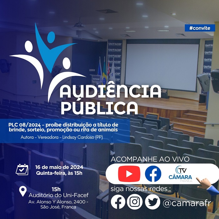 Audiência Pública - PLC 8/2024
