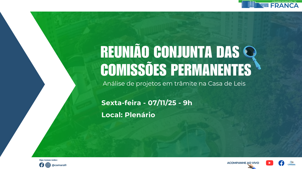 reunião de comissões