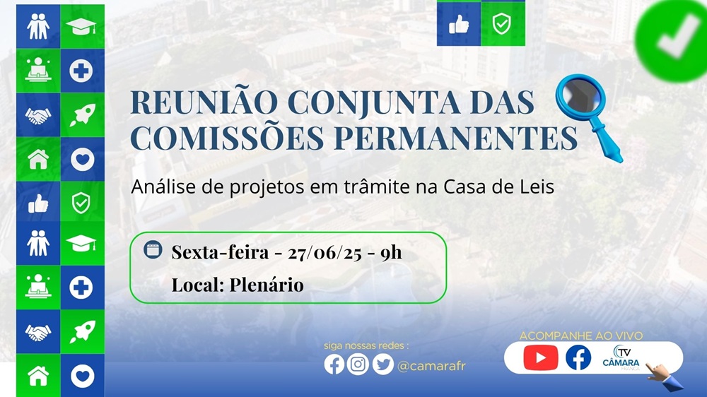 Reunião Conjunta das Comissões Permanentes 