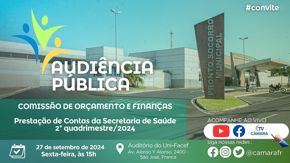 Audiência Pública saude 