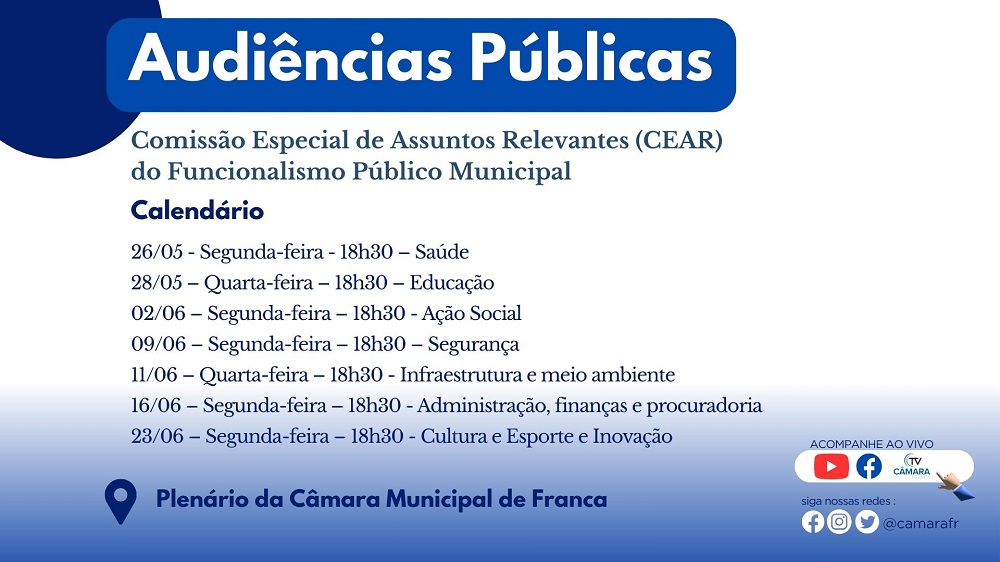 Calendário Audiências 