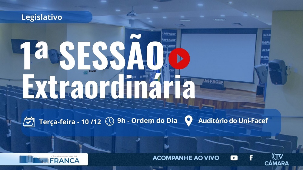 1ª Sessão Extraordinaria 