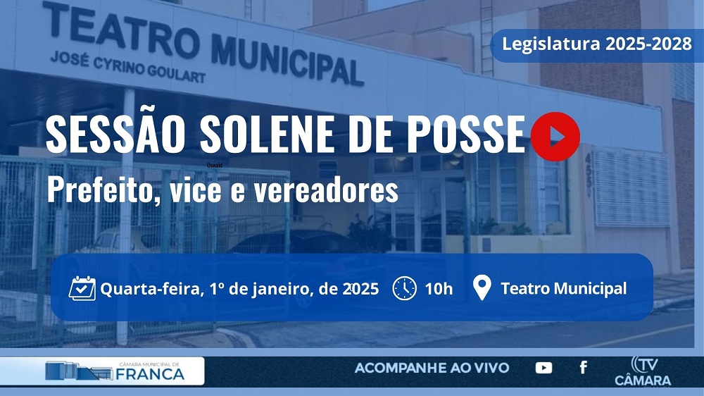 Sessão de Posse 