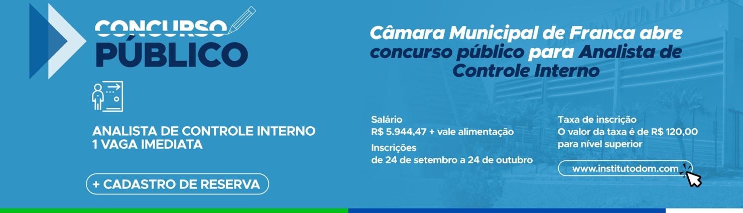 https://franca.sp.leg.br/pt-br/noticias/2025/09/camara-municipal-de-franca-abre-concurso-publico-para-analista-de-controle-interno