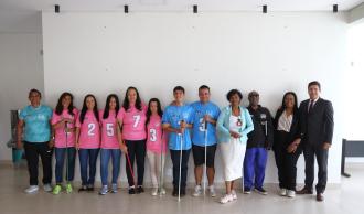 Inclusão e esporte: equipe de Goalball é reconhecida em sessão da Câmara
