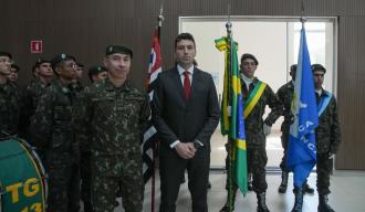 Câmara Municipal recebe Tiro de Guerra em homenagem à Semana da Pátria