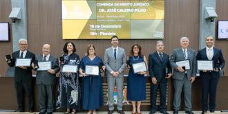 Câmara reconhece destaques do meio jurídico com Comenda Dr. José Caleiro Filho