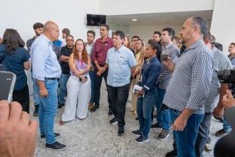 Governador Tarcísio de Freitas visita Franca