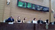 Mesa Diretora durante a 3ª Sessão Ordinária da Câmara Municipal de Franca Mesa Diretora durante a 3ª Sessão Ordinária da Câmara Municipal de Franca