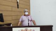 O representante da Associação de Transporte Escolar de Franca, Ronald Essado, discursa na Tribuna da Câmara esta manhã O representante da Associação de Transporte Escolar de Franca, Ronald Essado, discursa na Tribuna da Câmara esta manhã