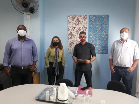 (Da esq. para a dir.) Tony Hill, Eliete Neves, Ilton Ferreira e Donizete da Farmácia