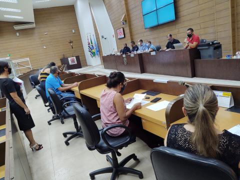 Vereadores participam de audiência pública sobre os gastos da Câmara na manhã de hoje, 25