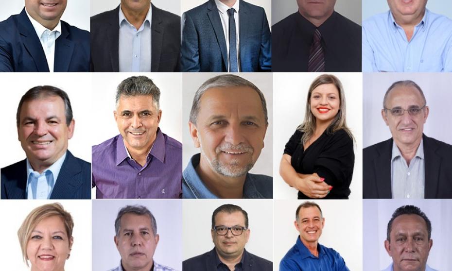 Quinze vereadores eleitos para a próxima legislatura da Câmara Municipal de Franca