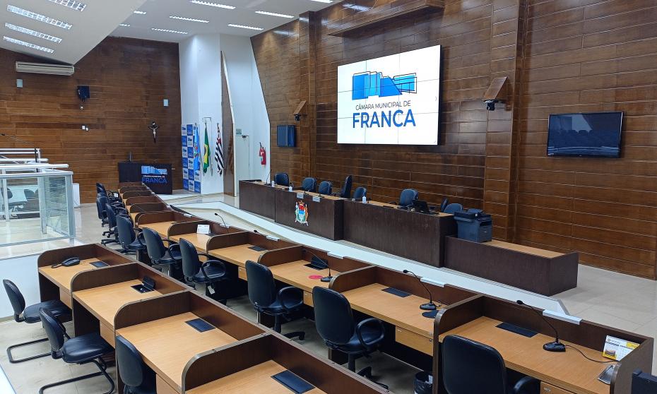 Plenário da Câmara Municipal de Franca 