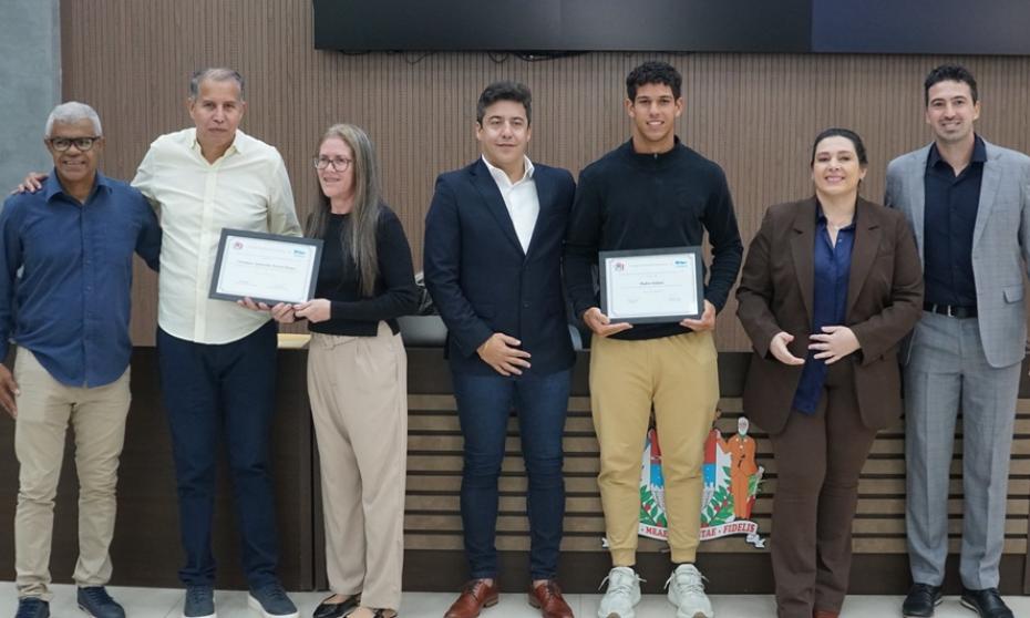 Cléo Borges é homenageada na Câmara de Franca após título mundial de basquete master na Suíça