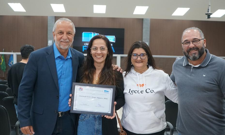 Câmara aprova utilidade pública à Associação Grupo Amparo e Alívio (GAA)