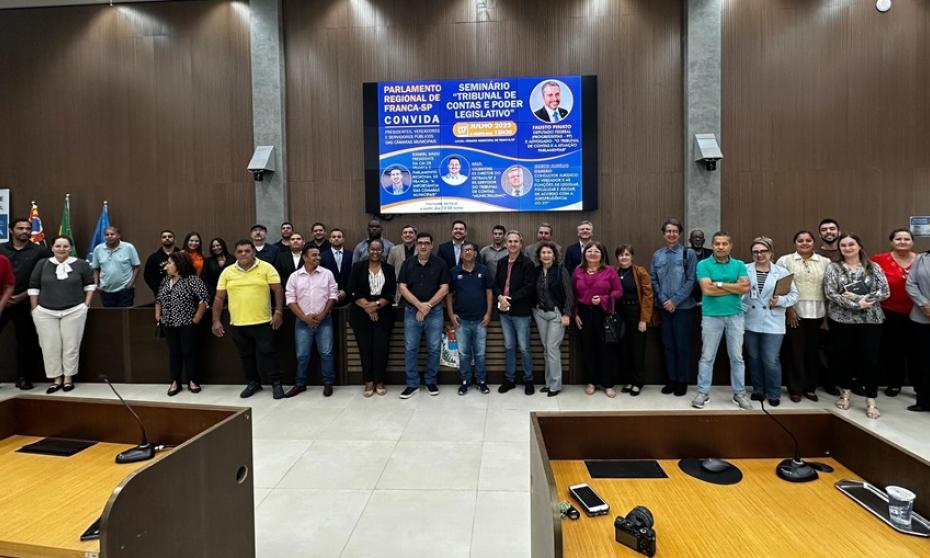 Câmara de Franca sedia seminário e fortalece atuação do Parlamento Regional Urbano